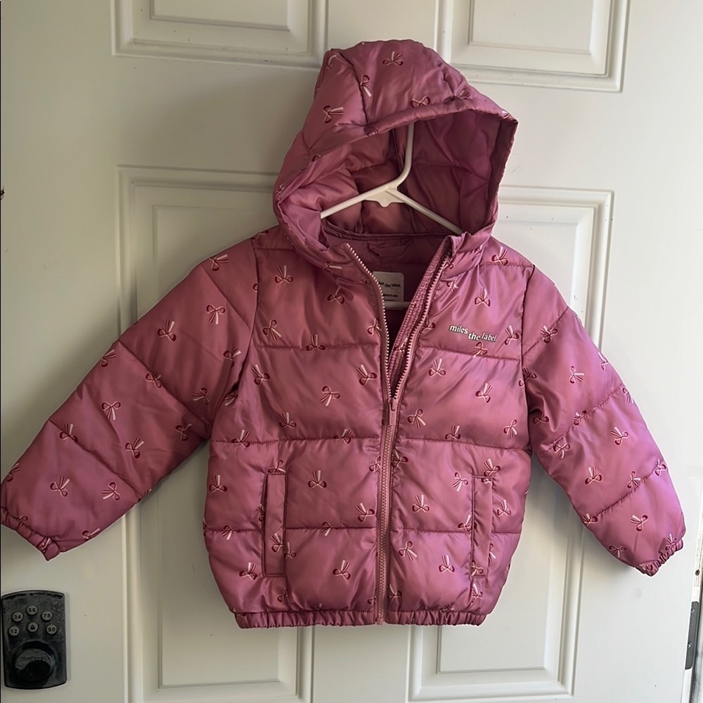 Pink Kids Puffer Jacket - Picture 6 of 10
